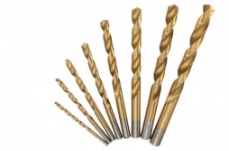 8pcs Titanium Coated HSS Twist Drill Sets