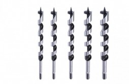 Wood Auger Drill Bit Set 5pcs Hex Shank 6-14mm