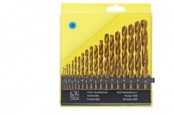 19pcs TiAN Coated HSS Twist Drill Sets