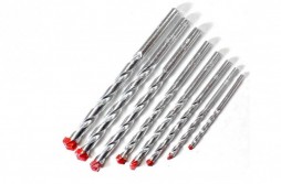 Drill Bit Masonry Drill Sets 8Pcs  Red Tip