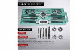 HSS Taps & Dies Combination Sets 12-Piece