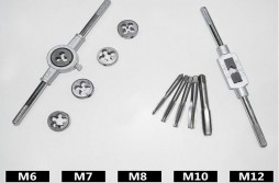 HSS Taps & Dies Combination Sets 12-Piece