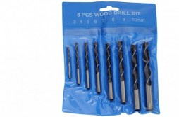 Brad Point Wood Drill Bit Set 8pcs