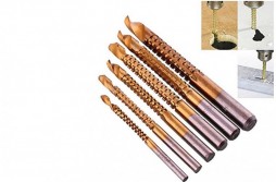 HSS Saw Drill Set 6pcs 3-8mm Titanium HSS Drill & Saw Bit Set