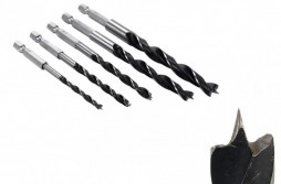 Brad Point Wood Drill Bit Set 5pcs Hex Shank