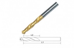 Titanium Coated HSS Stub Length Drill Bit