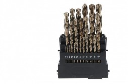 25pcs Cobalt HSS Twist Drill Set